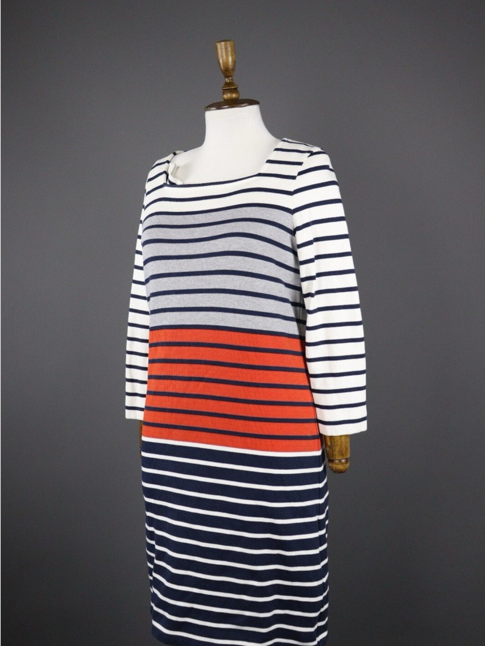 Barbour Multicour Beacon Brand Striped Pembrey Sweater Dress EU 40 UK 14 US 10